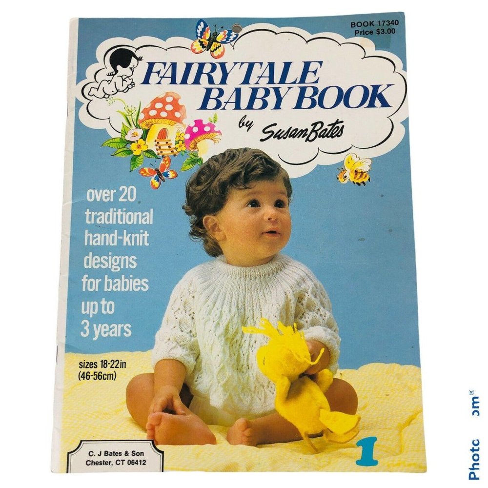 Fairy Tale Baby Book Susan Bates Knitting‎ Pattern Book 17340 Babies to 3 Years